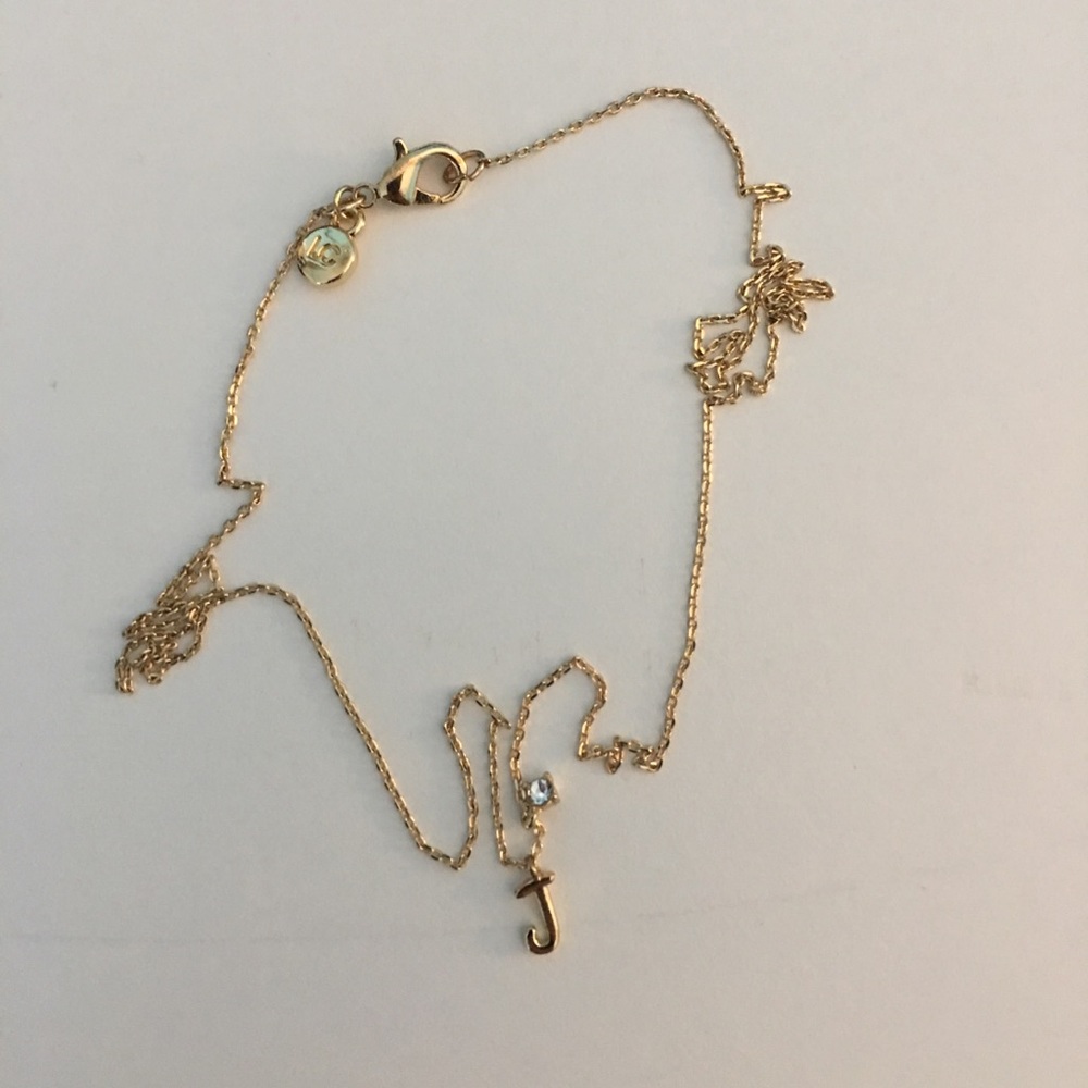 Lauren Conrad Initial J Gold Necklace